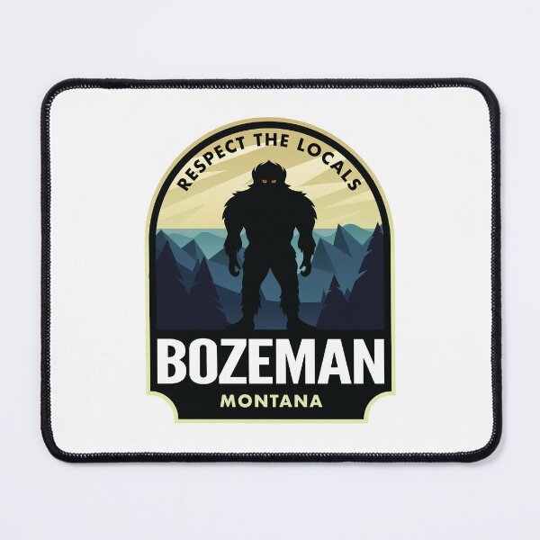 Artikelvorschau, Bozeman Montana Bigfoot Sasquatch entworfen und verkauft von HalpinDesign.