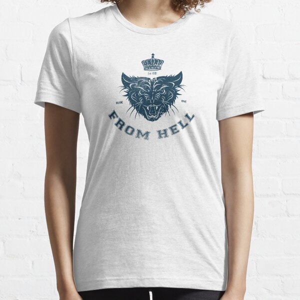 Pussy From Hell - stencil - Navy Essential T-Shirt