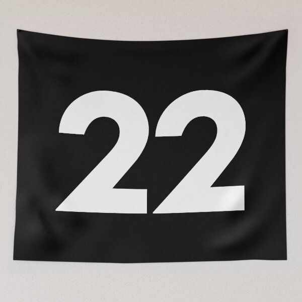 Item preview, 22 TSU. Driver Number 2022 Season (Black BG) designed and sold by FilipeFerreira.