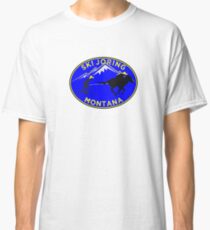 SKI JORING SKIJORING AMERICA MONTANA COWBOY SKIING SKIER Classic T-Shirt