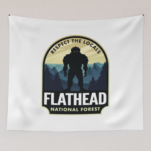 Item preview, Flathead Montana Bigfoot Sasquatch designed and sold by HalpinDesign.