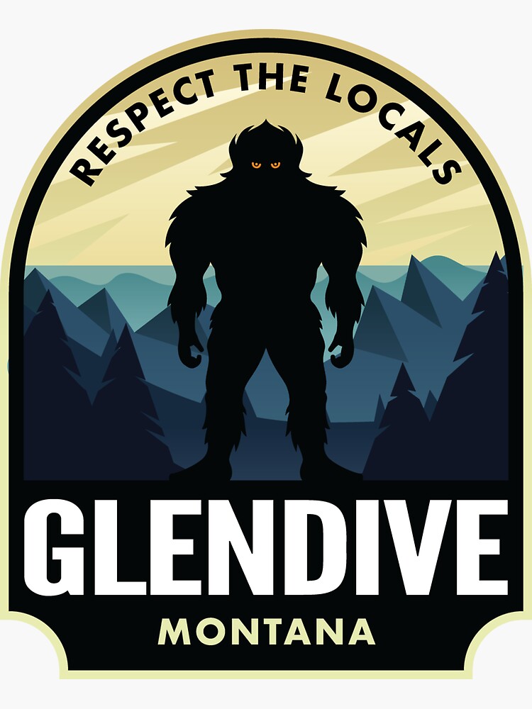 Bigfoot In Montana MT Sticker – Heart Sticker Company - Foto 12