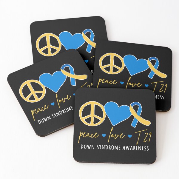 Item preview, Peace Love T21 - Down Syndrome Awareness III designed and sold by Lemon Pepper.