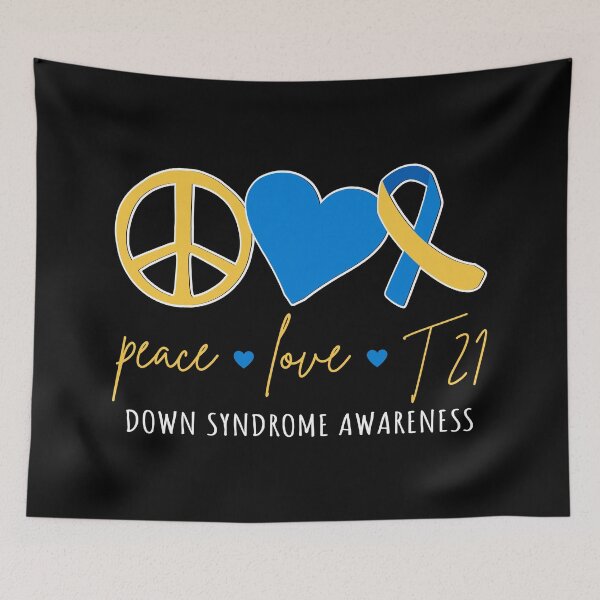 Item preview, Peace Love T21 - Down Syndrome Awareness III designed and sold by Lemon Pepper.