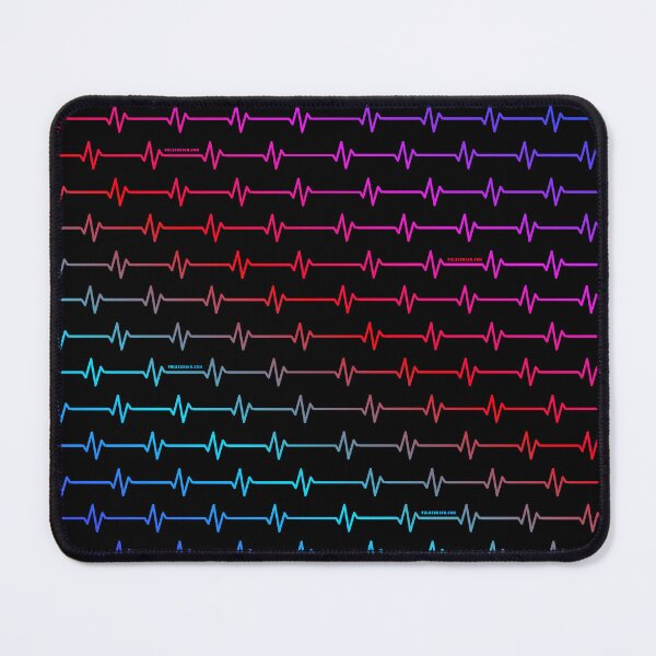 Item preview, Abstract Pulsechain Crypto Logo Pattern on Black designed and sold by Digi-Drifterz.