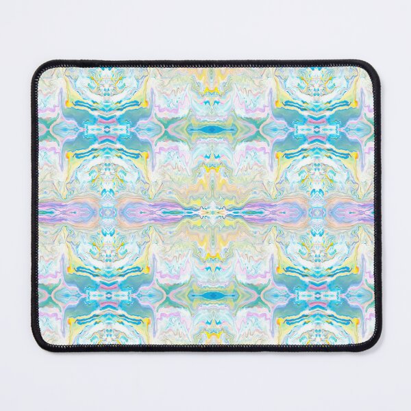 Item preview, Abstract Yellow, Turquoise, Blue, Pink, and White Painting designed and sold by Creative-Voyage.