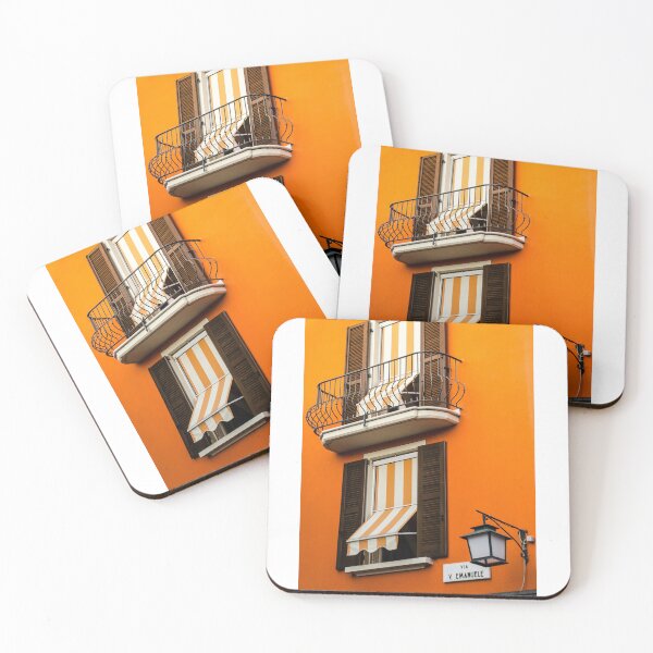Item preview, Colorful Italian house  designed and sold by anisbbmbrush.
