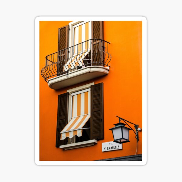 Item preview, Colorful Italian house  designed and sold by anisbbmbrush.