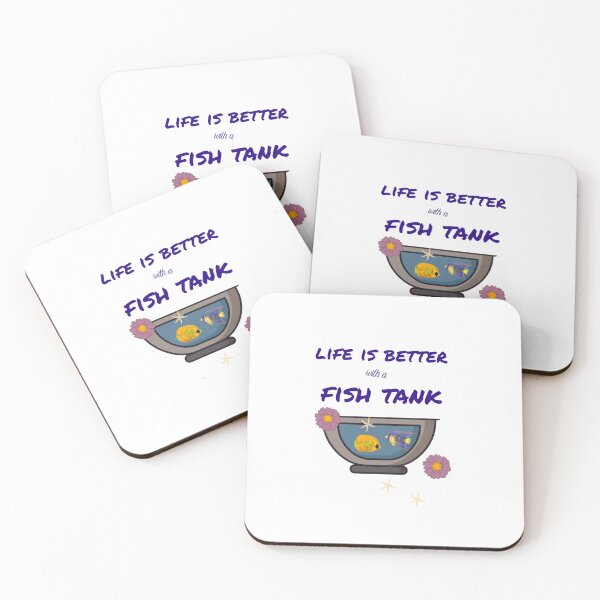 Item preview, life is better with a fish tank  funny gift Idea for  designed and sold by KHELISTORE.