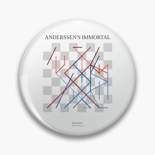 Item preview, Anderssen's Immortal Chess Game designed and sold by MartiRubio.