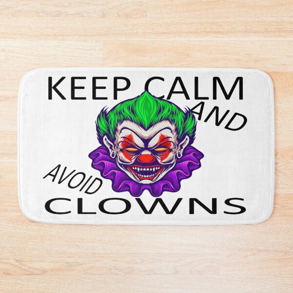 Item preview, Keep Calm and Avoid Clowns designed and sold by davidmurtagh.