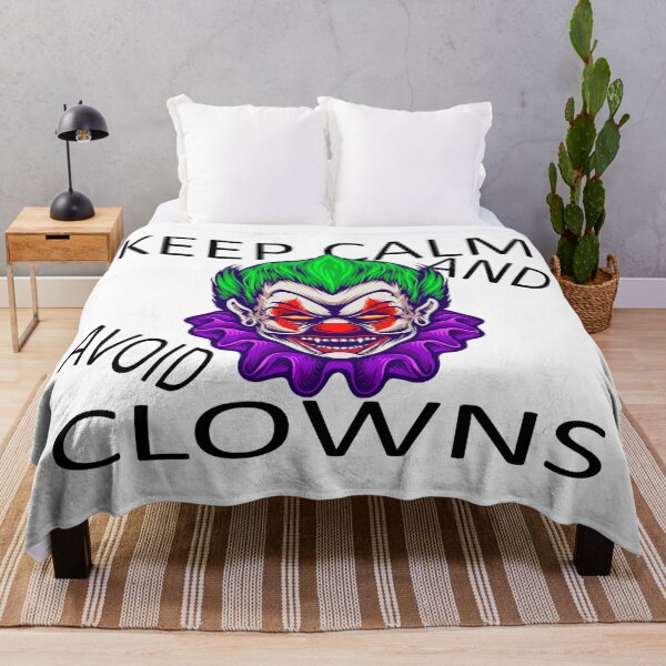 Item preview, Keep Calm and Avoid Clowns designed and sold by davidmurtagh.