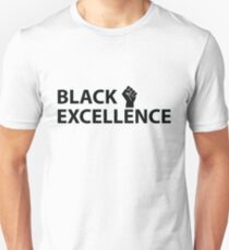 Schwarze Exzellenz Faust Slim Fit T-Shirt