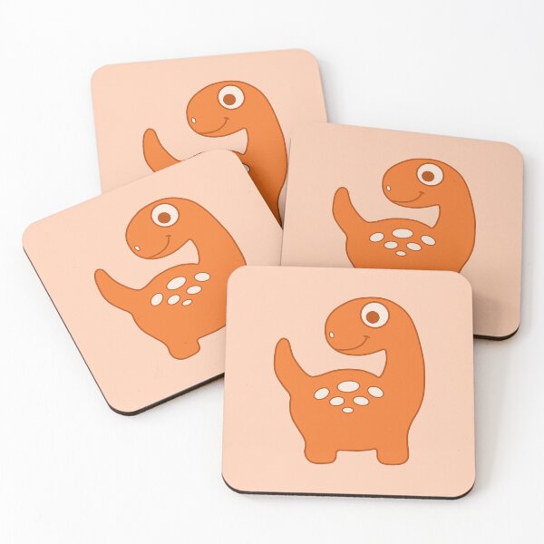 Item preview, Light Orange Cute Dino designed and sold by EpicCreation.
