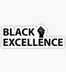 Black Excellence Fist Sticker