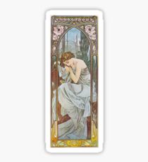 Alphonse Mucha - Nächtlicher Schlummer Sticker
