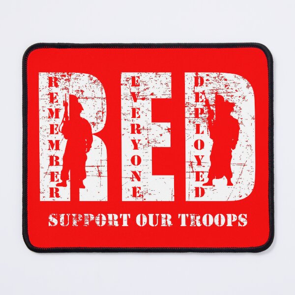 Item preview, Red Friday Wear Red On Friday Remember Everyone Deployed American Soldier designed and sold by ThreadsNouveau.