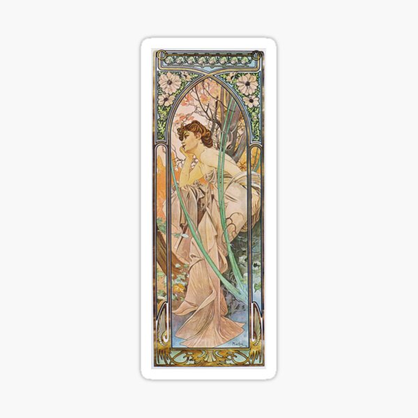 Item preview, Alphonse Mucha - Evening Reverie designed and sold by artcenter.