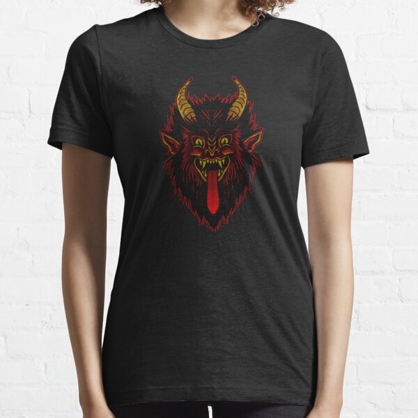 Krampus - Fire Demon - Traditional Tattoo Design Essential T-Shirt