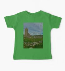 Glencolmcille Panorama with Church Baby Tee