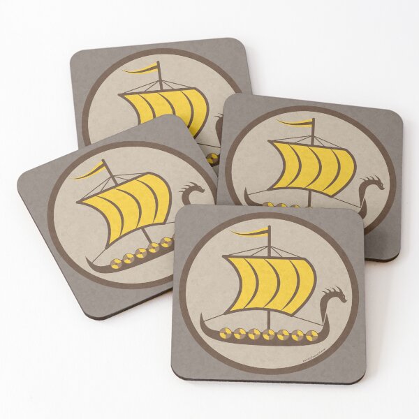 Item preview, Yellow Sails Viking Ship Nordic Boat | Twenty Four Wild designed and sold by Duncan Jones.