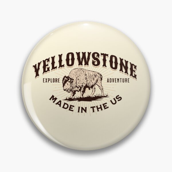 Item preview, Travel Wyoming Adventure Bison Buffalo Yellowstone designed and sold by CattlettArt.