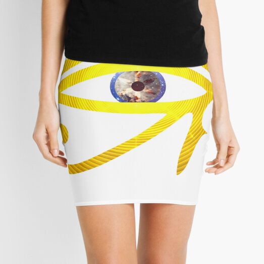 Eye of RA - Eye of Enlightenment || Egyptian Stickers Mini Skirt
