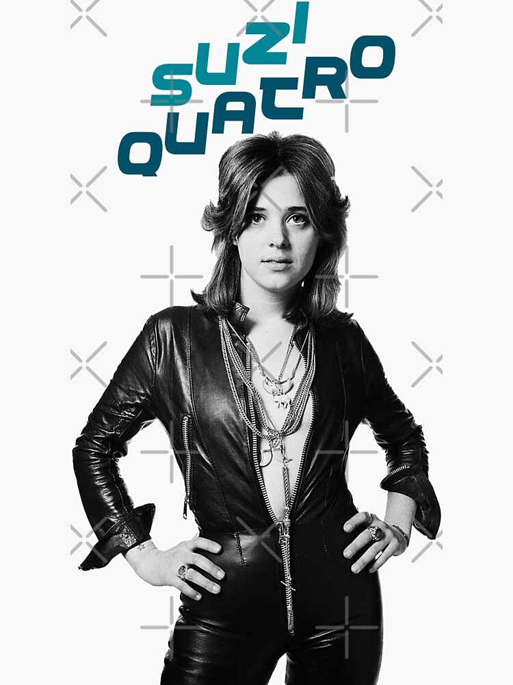 "Suzie Quatro" Sticker by NostalgiaAttic Redbubble