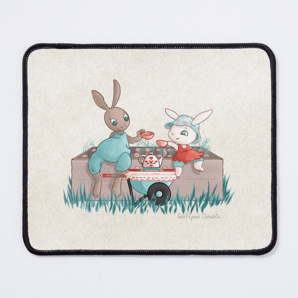 Item preview, Bunny Garden Tea Party designed and sold by glachhabria.