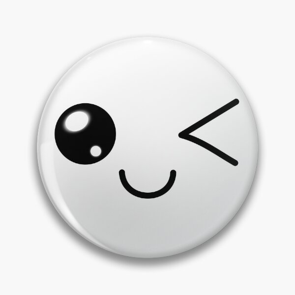 Item preview, Kawaii Wink Cute Smiley Face designed and sold by TeeGeneration.