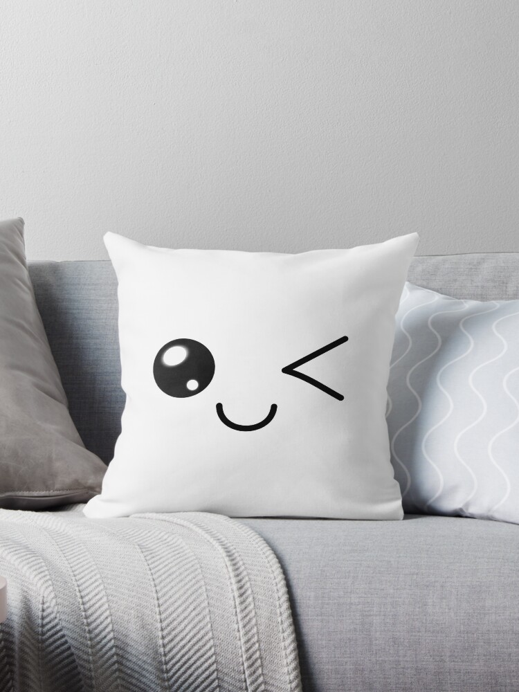 Wink sales throw pillow