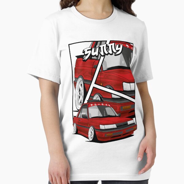 Item preview, Nissan Sunny B12 Coupe stance static cartoon  designed and sold by Dygus.ART.