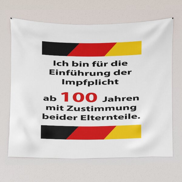 Item preview, Vaccination compulsory from 100! designed and sold by ARTmanhART.