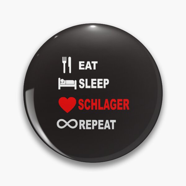 Item preview, Eat Sleep Schlager Repeat Schlagermusik Herz Musik    designed and sold by typeshirtds.