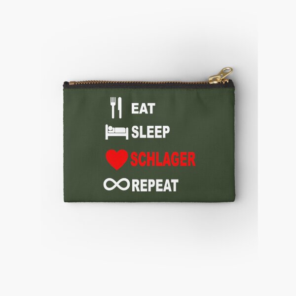Item preview, Eat Sleep Schlager Repeat Schlagermusik Herz Musik    designed and sold by typeshirtds.