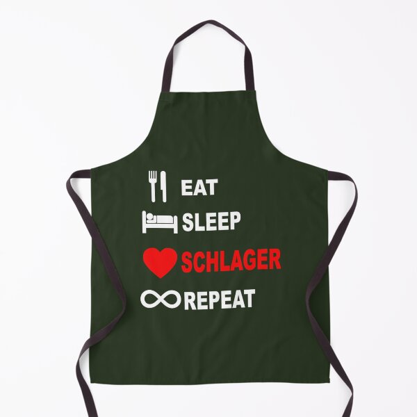 Item preview, Eat Sleep Schlager Repeat Schlagermusik Herz Musik    designed and sold by typeshirtds.