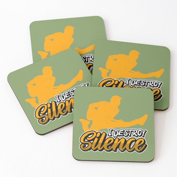 Item preview, E-Gitarre Spieler Gitarrenspieler I distroy Silence   designed and sold by typeshirtds.
