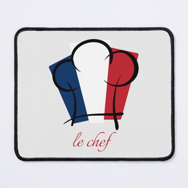 Aperçu de l'œuvre Le Chef. Cuisinier amateur de cuisine française créée et vendue par Rebel-Design.