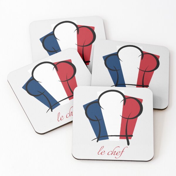 Aperçu de l'œuvre Le Chef. Cuisinier amateur de cuisine française créée et vendue par Rebel-Design.
