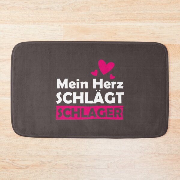 Item preview, Mein Herz schlägt Schlager   designed and sold by typeshirtds.