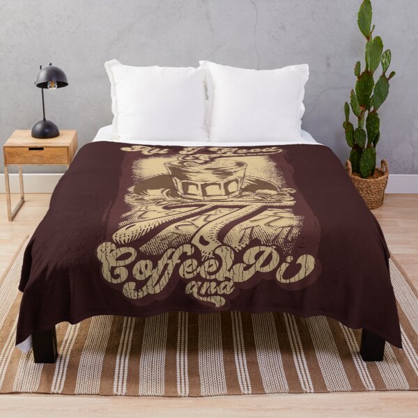 Item preview, Funny Vintage Distressed Coffee Pun, Coffee Lover, Math and Pi Symbol Lover Quote ALL I NEED IS COFFEE AND Pi Humor Coffee Theme, Coffee and Math Pi Humor Illustration designed and sold by zenturtlemerch.