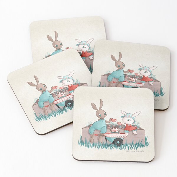 Item preview, Bunny Garden Tea Party designed and sold by glachhabria.