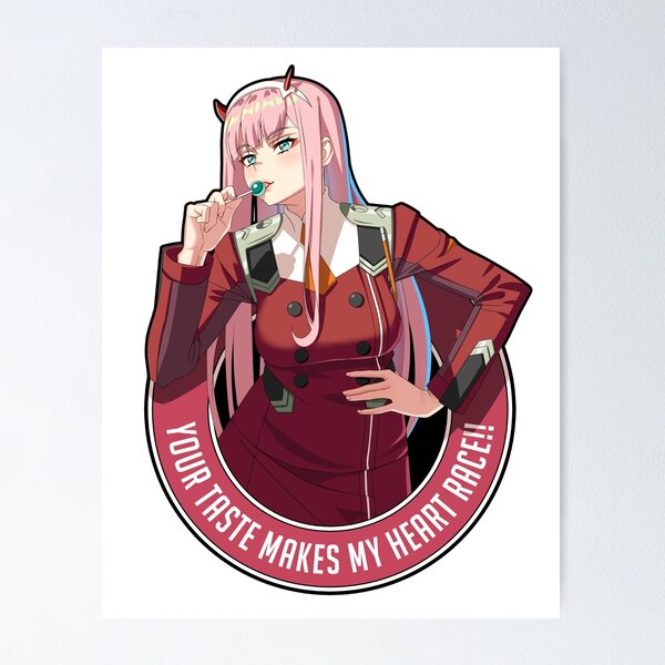 Zero Two Cute Posters Online - Shop Unique Metal Prints, Pictures,  Paintings