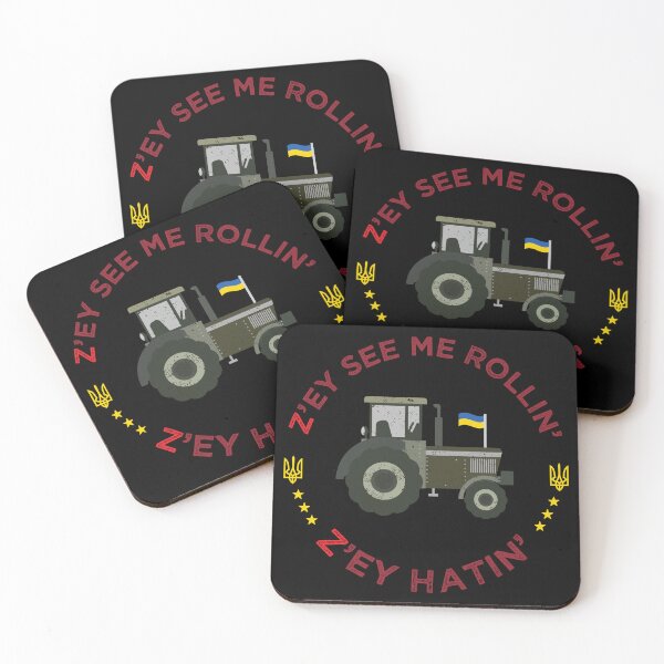 Item preview, Funny Ukrainian Tractor Meme Zey See Me Rollin designed and sold by artado.