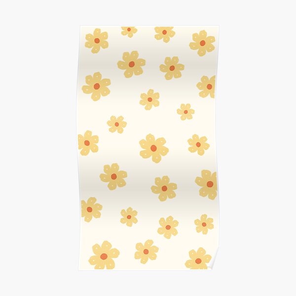 Yellow Spring Daisies Poster