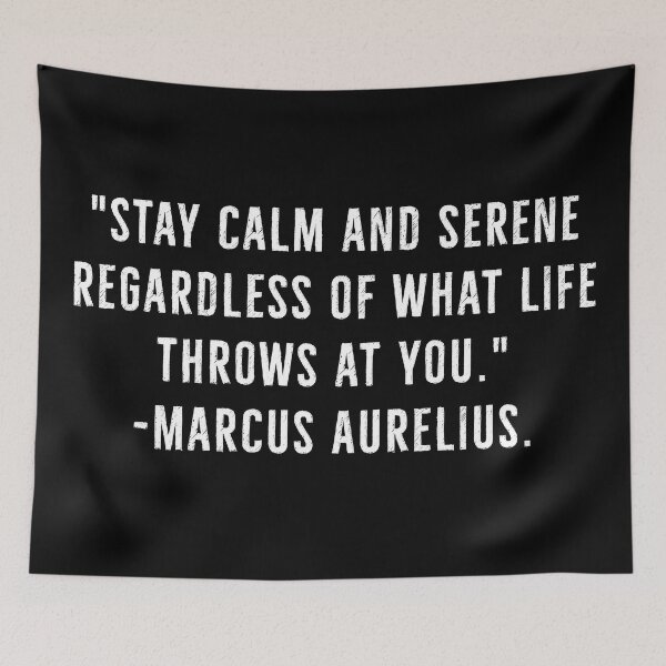 Item preview, Calm And Serene At Life | Marcus Aurelius designed and sold by PhilosophyWear.