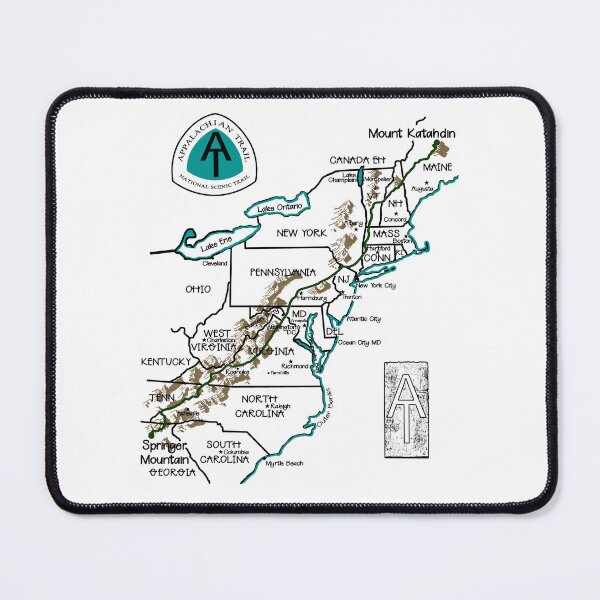 Item preview, Appalachian Trail Map designed and sold by ThreadsNouveau.