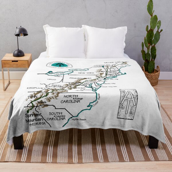 Item preview, Appalachian Trail Map designed and sold by ThreadsNouveau.
