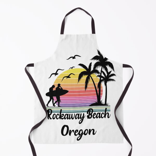 Item preview, Rockaway Beach Oregon Seaside Retro Sunset designed and sold by mountainadora.