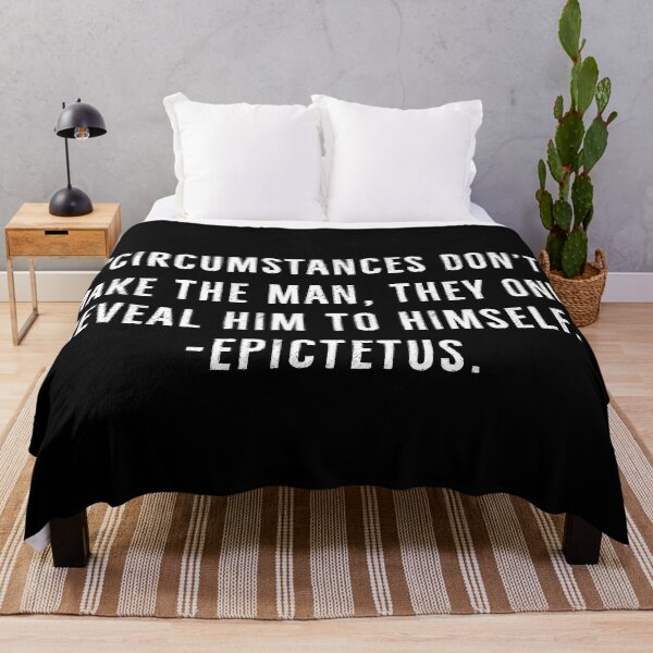 Item preview, Circumstances Reveal The Man - Epictetus designed and sold by PhilosophyWear.